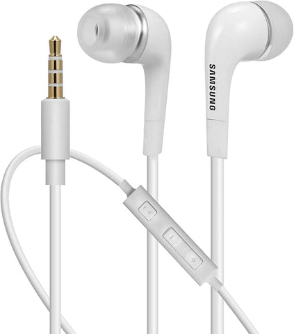 Fone de Ouvido com Fio 3.5mm com Microfone , In-Ear 1.2m Branco