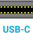 Cabo USB para Type-C 3A 1.2m – Carregamento Rápido, Branco