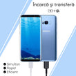 Cabo USB-C para USB-C 3A 1m, Carregamento Rápido e Transferência de Dados, Branco