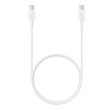 Cabo USB-C para USB-C 3A 1m, Carregamento Rápido e Transferência de Dados, Branco