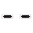 Cabo USB-C para USB-C 3A 1m, Carregamento Rápido e Transferência de Dados, Branco