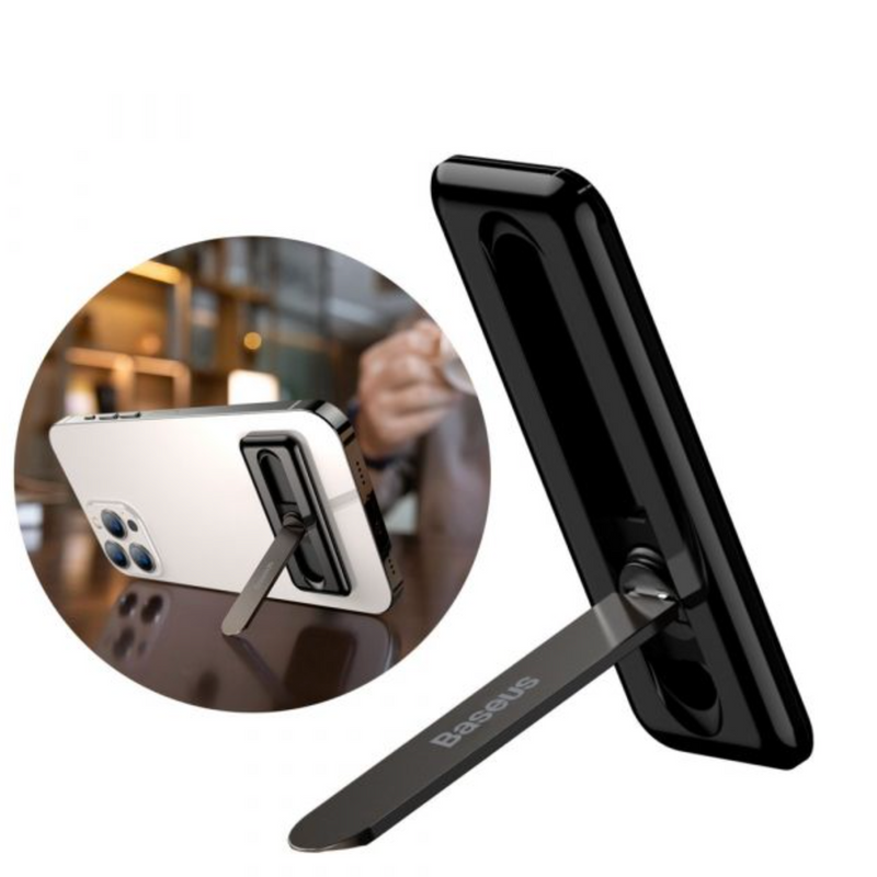 Baseus Suporte Dobrável Baseus para Telefone (preto) - PRLUXZ000001